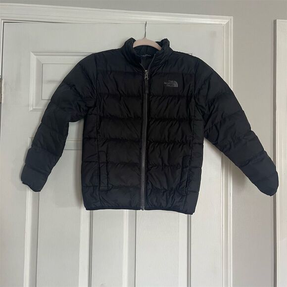 The North Face Boys' Andes Puffer Jacket Black Size M Winter Coat - Picture 1 of 7